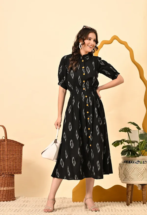 Black_Diamond_Elasticated_Midi_Dress