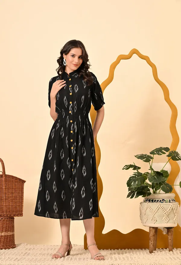 Black_Diamond_Elasticated_Midi_Dress