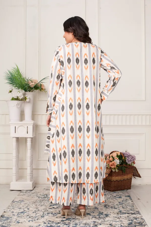 Ikat_Cross_Pattern_Cotton_Coord_Set