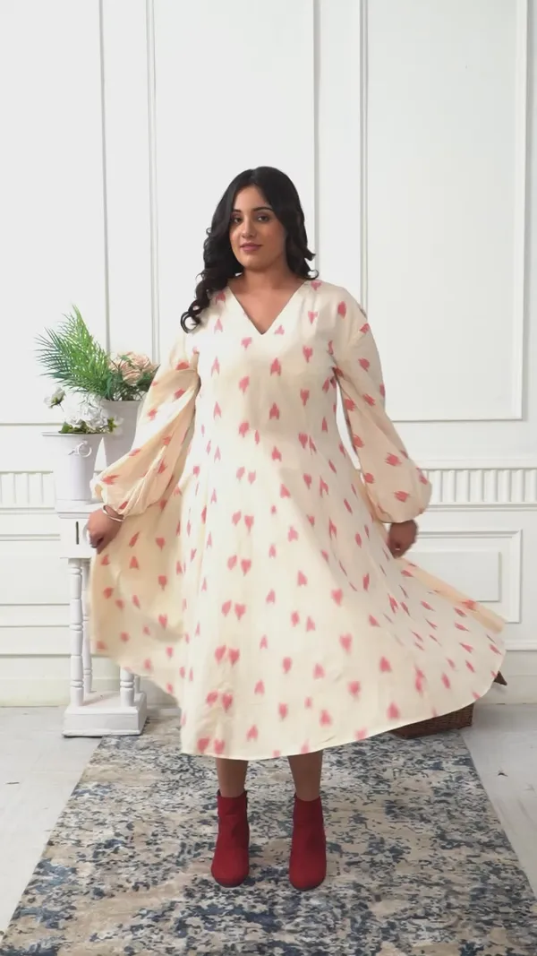 Blush_Breeze_Ikat_Flared_Dress