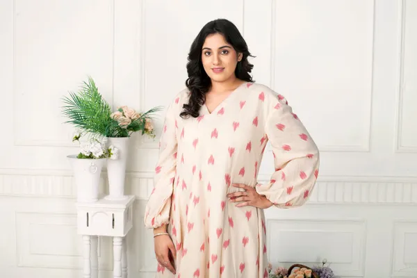 Blush_Breeze_Ikat_Flared_Dress