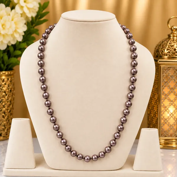 White_And_Gold_Pearl_Beads_Brass_Chain_Traditional_Necklace_For_Women