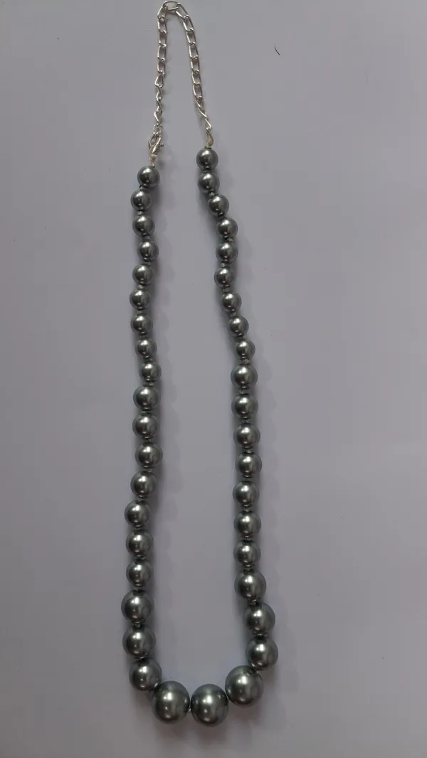 White_And_Gold_Pearl_Beads_Brass_Chain_Layered_Necklace_For_Women