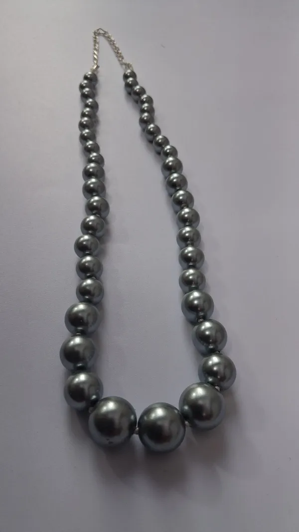White_And_Gold_Pearl_Beads_Brass_Chain_Layered_Necklace_For_Women