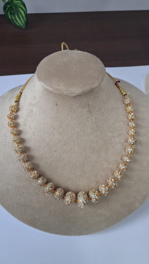 Designer_Zircon_Beaded_Necklace