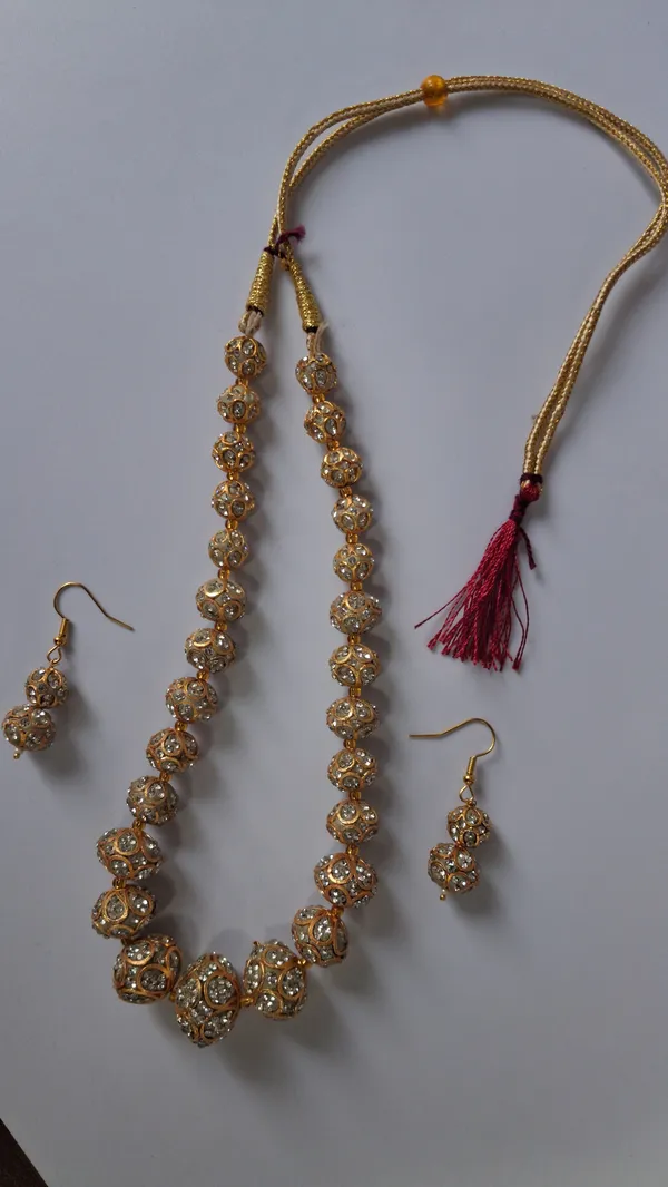 Designer_Zircon_Beaded_Necklace