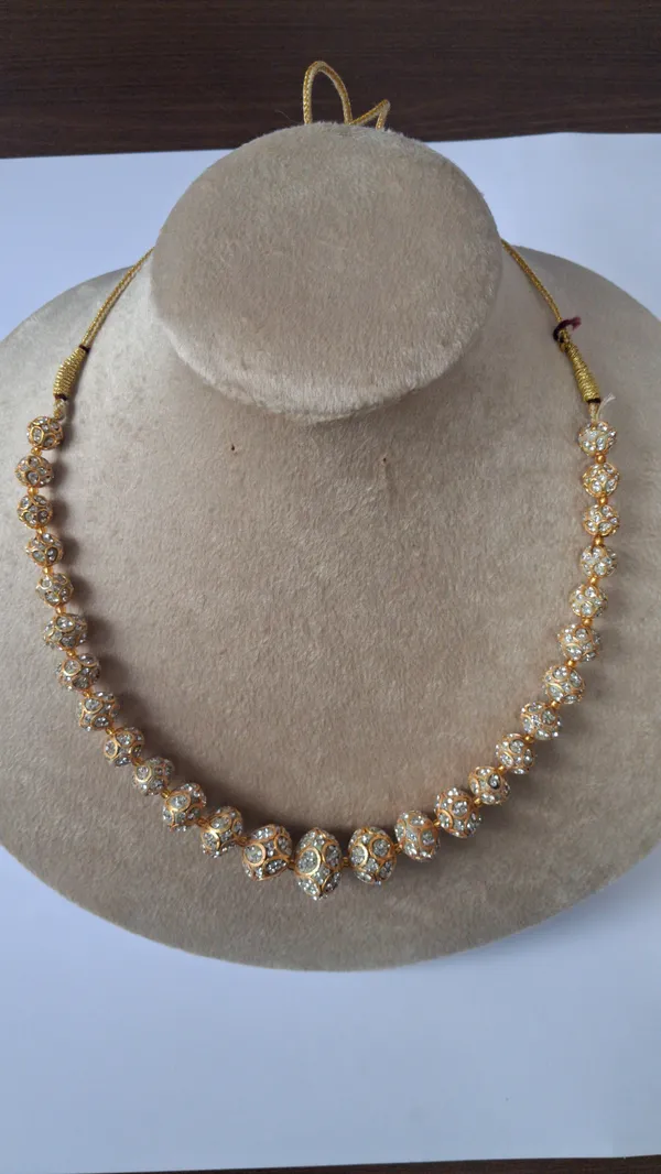 Designer_Zircon_Beaded_Necklace
