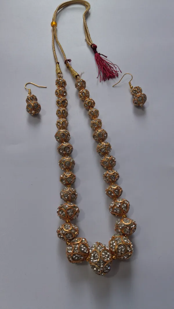 Designer_Zircon_Beaded_Necklace