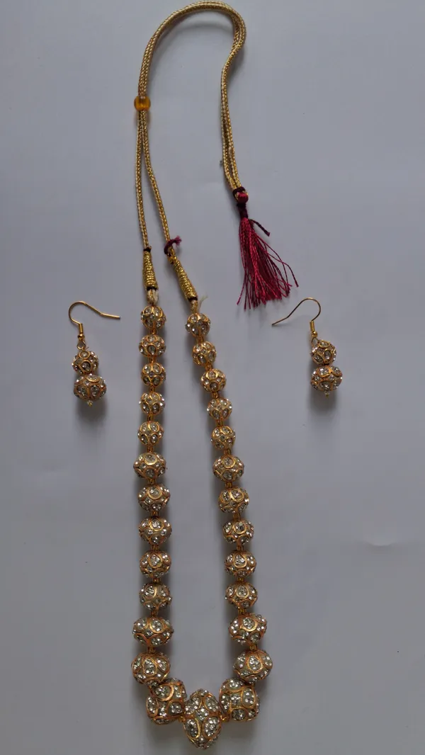 Designer_Zircon_Beaded_Necklace