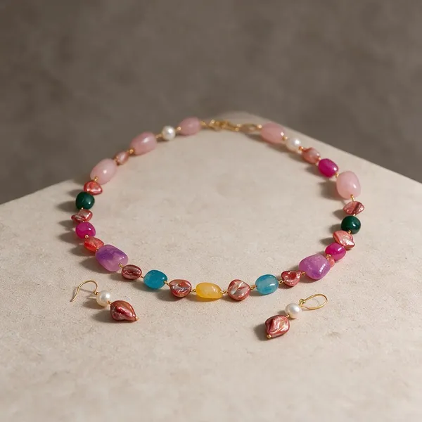 Gold_And_White_Natural_Quartz_Mother_Of_Pearl_Brass_Necklace_For_Women