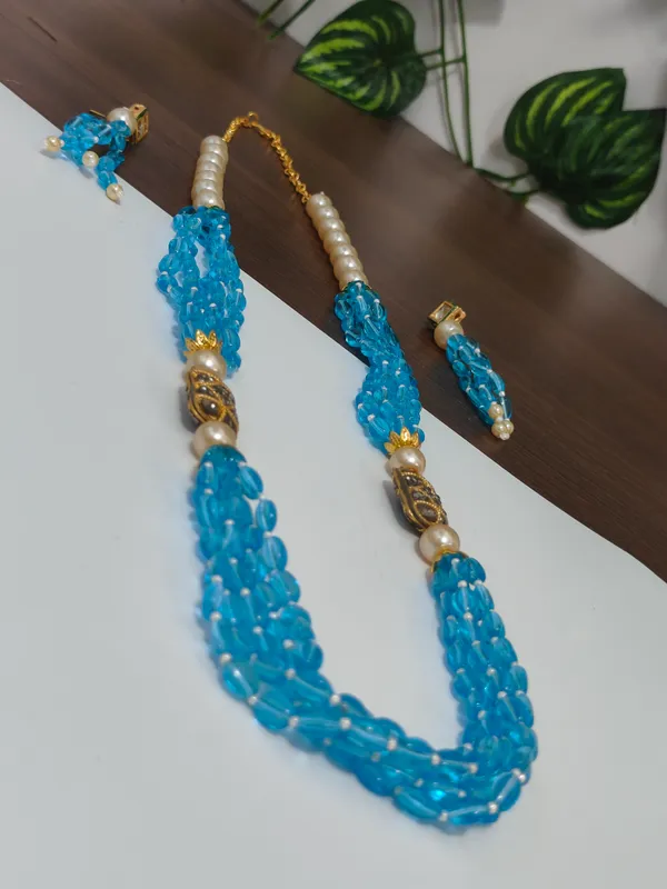 Designer_Hydro_Quartz_Beaded_Necklace