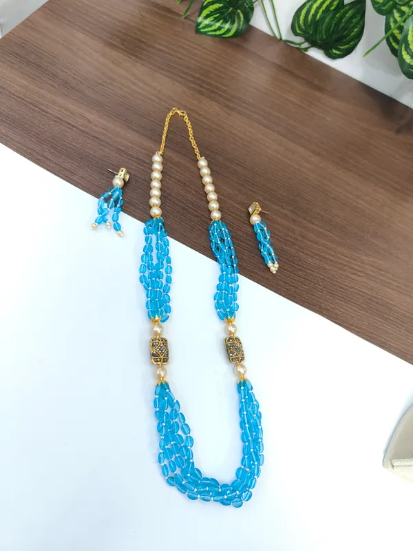 Designer_Hydro_Quartz_Beaded_Necklace