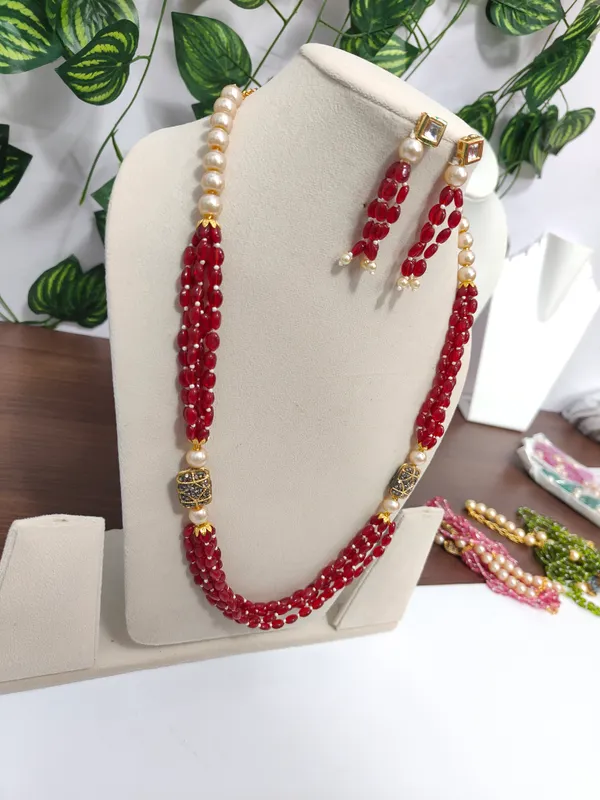 Elegant_Hydro_Quartz_Pearl_Beaded_Necklace