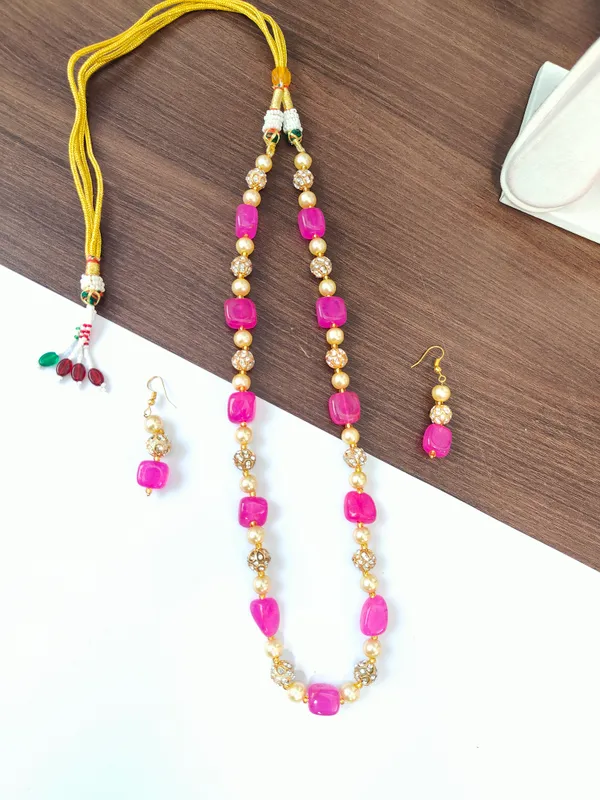 Stylish_Natural_Stone_Beaded_Necklace