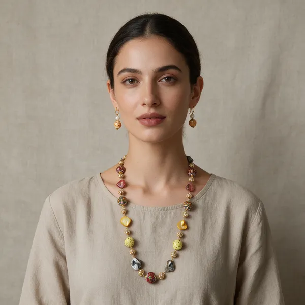 Gold_White_Brass_Pearl_Cubic_Zirconia_Deco_Beaded_Necklace_For_Women