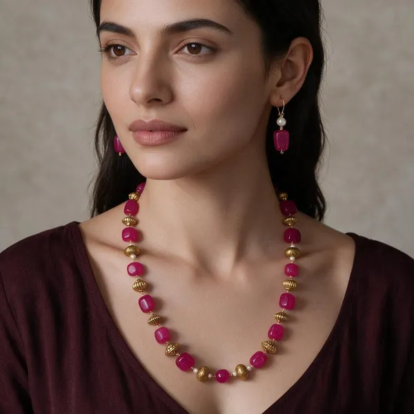 Multicolor_Natural_Quartz_Stone_Beaded_Necklace_For_Women