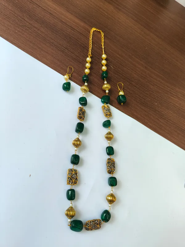Green_Quartz_Pearl_Necklace