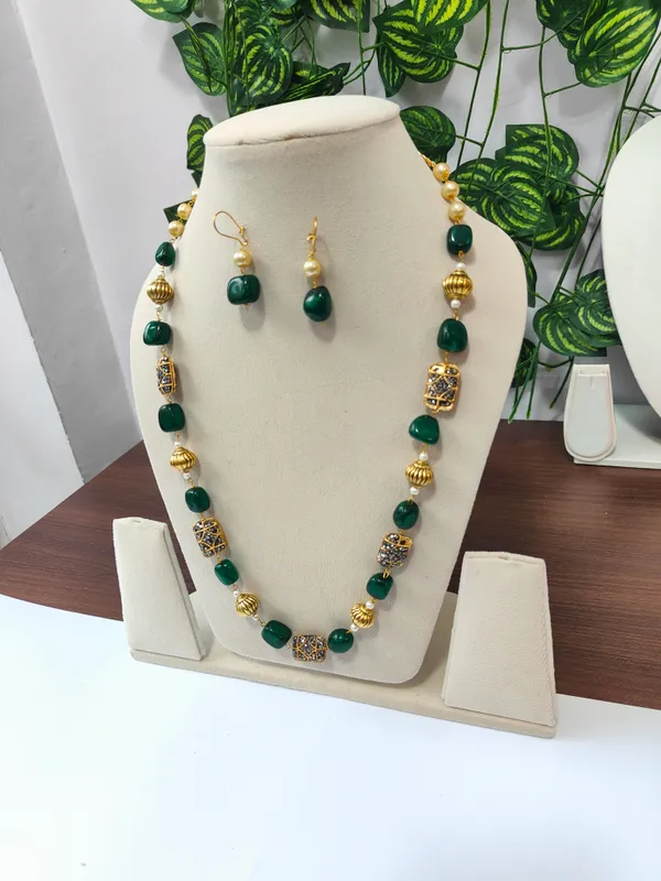 Green_Quartz_Pearl_Necklace