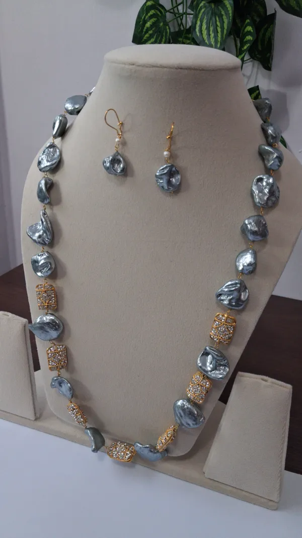 Designer_Zircon_Pearl_Necklace