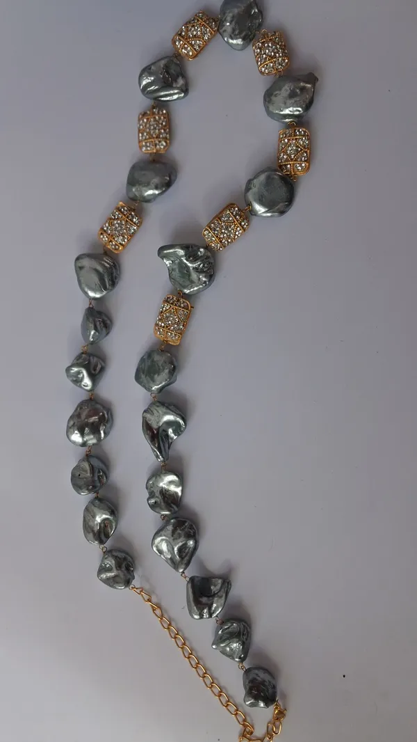 Designer_Zircon_Pearl_Necklace