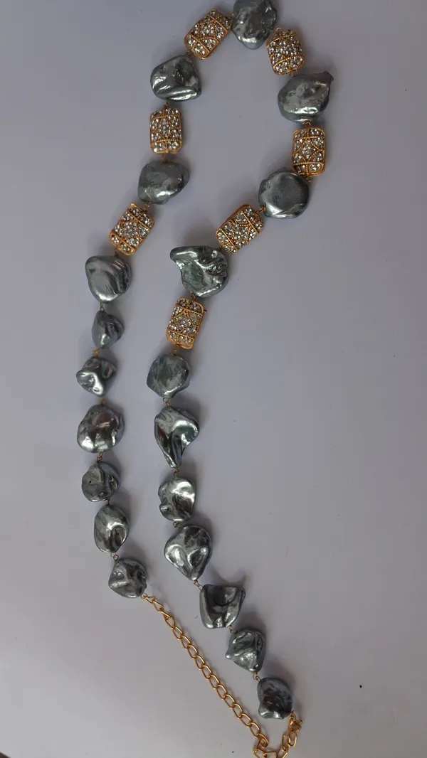 Designer_Zircon_Pearl_Necklace