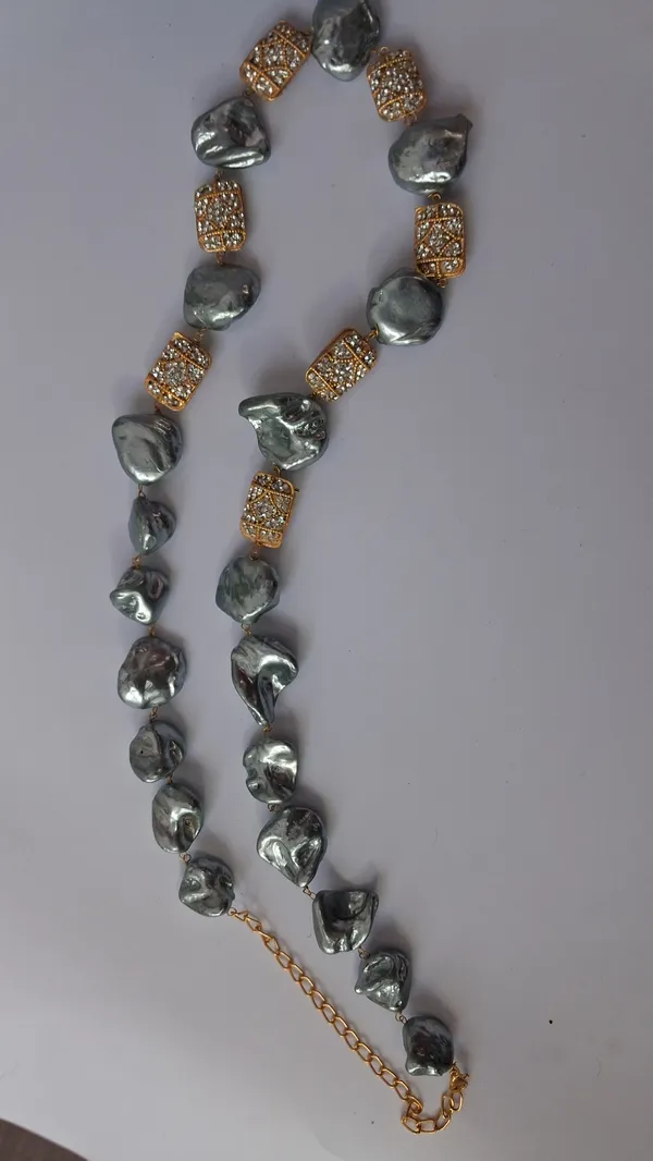 Designer_Zircon_Pearl_Necklace