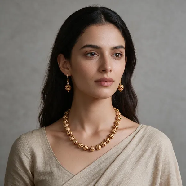 Gold_Tone_Hollow_Brass_Beaded_Sarafa_Necklace_with_Adjustable_Dori_for_Women