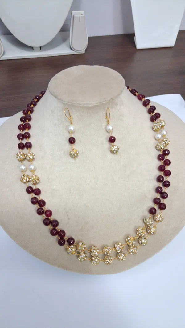 Designer_Natural_Stone_Statement_Necklace
