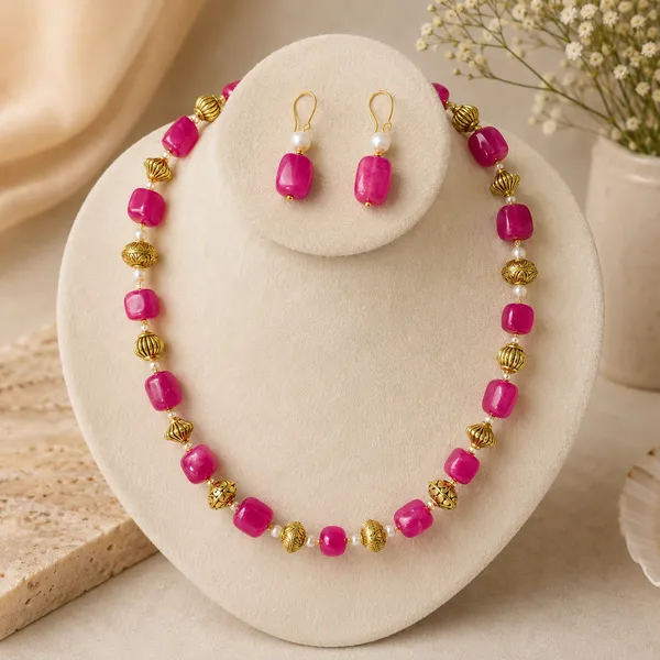 Multicolor_Natural_Quartz_Stone_Beaded_Necklace_For_Women