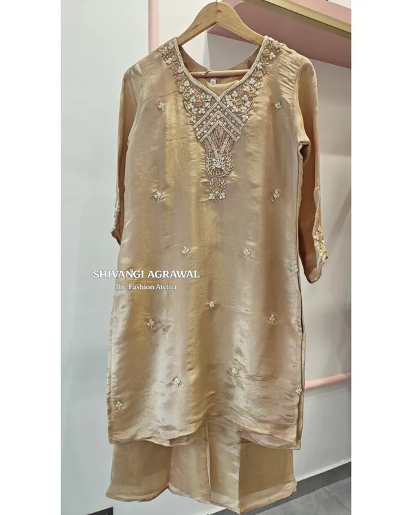 Beige_Tissue_Straight_Embroidered_Kurta_Set_For_Women
