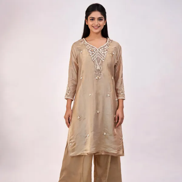 Beige_Tissue_Straight_Embroidered_Kurta_Set_For_Women