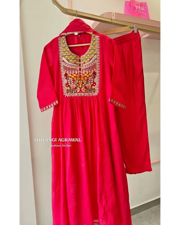 Cherry_Red_Mul_Chanderi