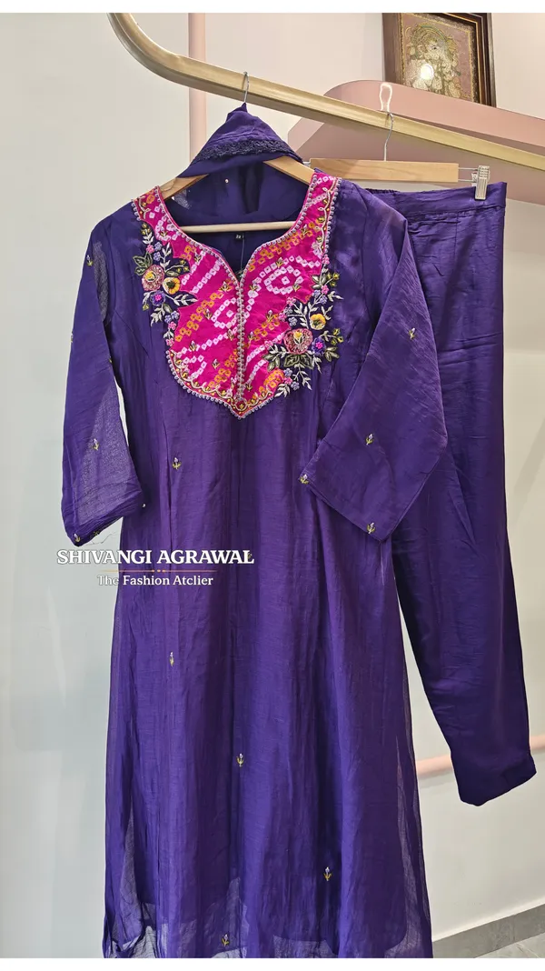 Purple_Mul_Chanderi_Straight_Embroidered_Kurta_Set_For_Women