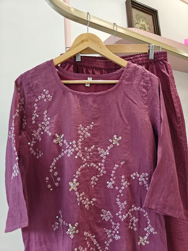 Purple_Mul_Chanderi_Straight_Embroidered_Kurta_Set_For_Women