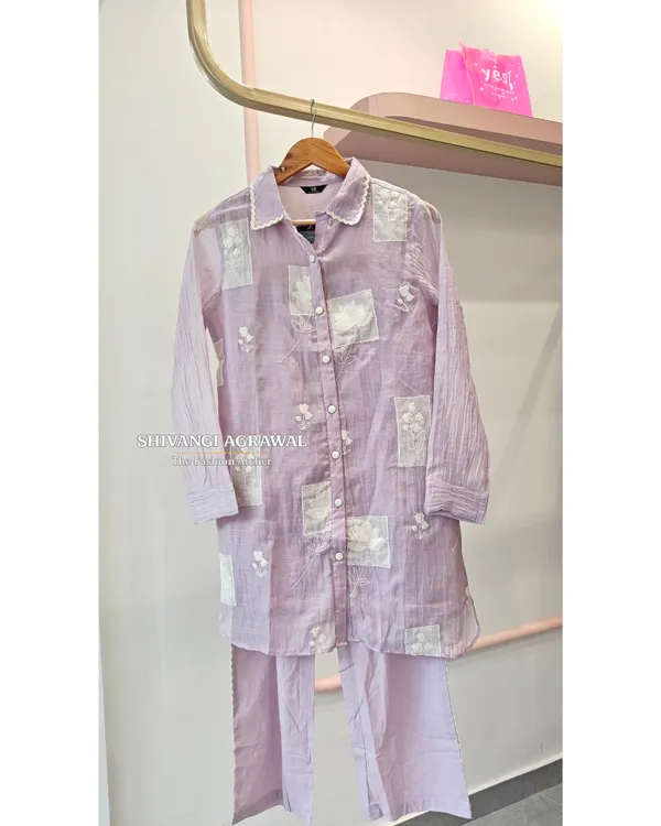 Pastel_Lavender_Mul_Chanderi__Co-ordset