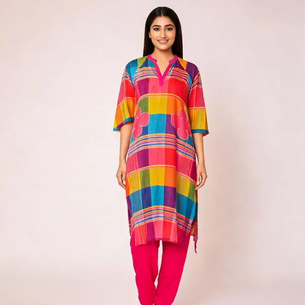 Multicolor_Mal_Cotton_Straight_Printed_Kurta_Set_For_Women