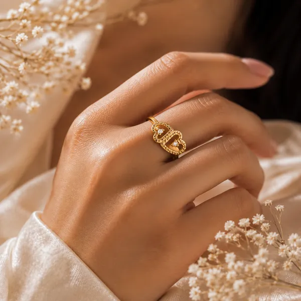 HolAura_22_Karat_Gold_Plated_Ring_For_Women