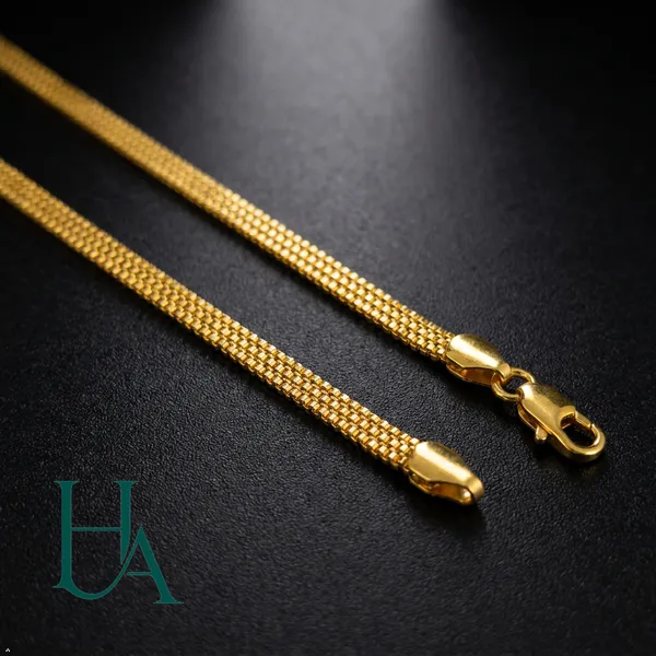 22K_Gold_Plated_Bismarck_Chain_for_Men_|_3_mm_Panther_Highway_Link_Chain