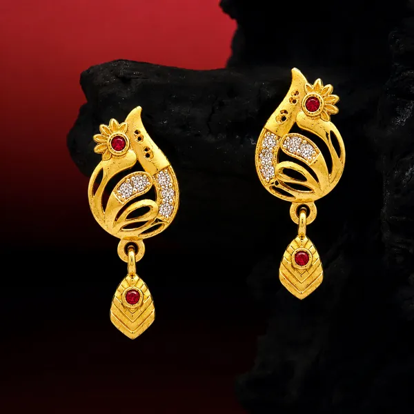 HolAura_22_Karat_Gold_Plated_Earrings_For_Women