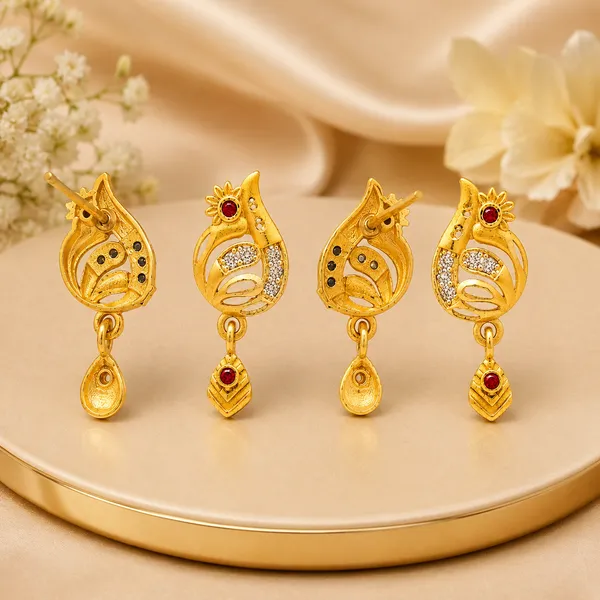 HolAura_22_Karat_Gold_Plated_Earrings_For_Women