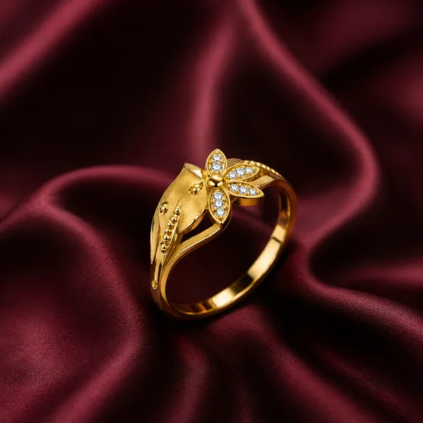 HolAura_22_Karat_Gold_Plated_Ring_For_Women