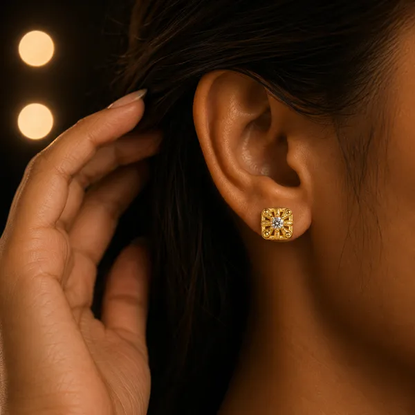 HolAura_22_Karat_Gold_Plated_Stud_Earrings_For_Women