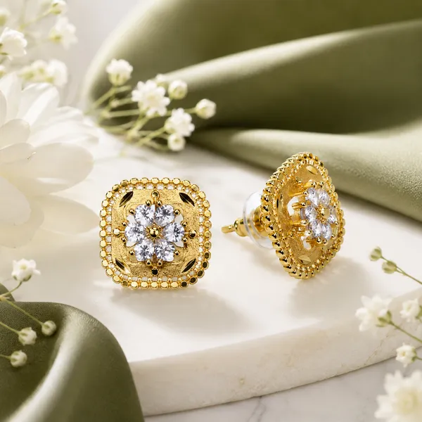 HolAura_22_Karat_Gold_Plated_Stud_Earrings_For_Women