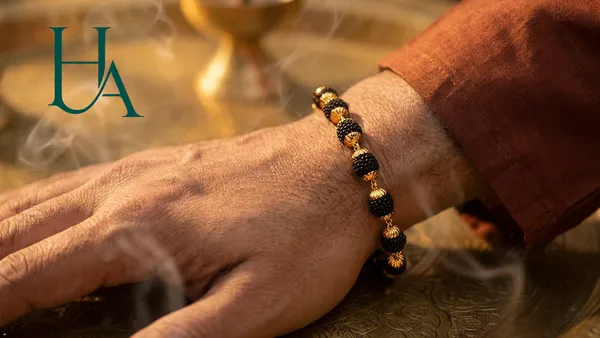 Handmade_Rudraksha_Bracelet_22K_gold_Plated