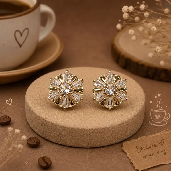 HolAura_22_Karat_Gold_Plated_Stud_Earrings_For_Women