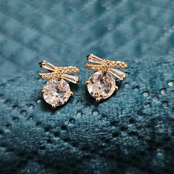 HolAura_22K_Gold_Plated_Stud_Earrings_For_Women