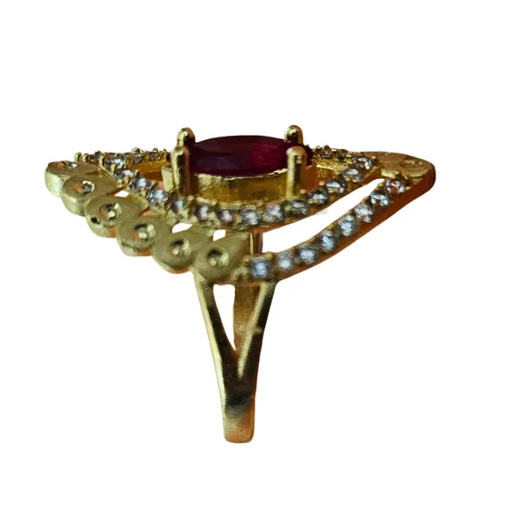 HolAura_22_Karat_Gold_Plated_Ring_For_Women