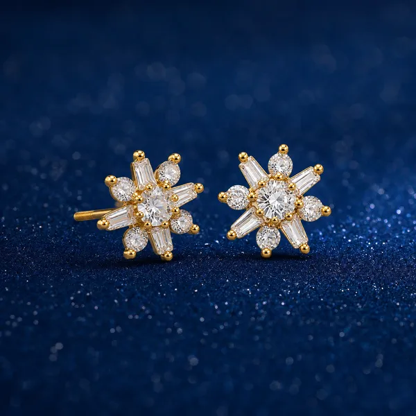 HolAura_22K_Gold_Plated_Stud_Earrings_For_Women
