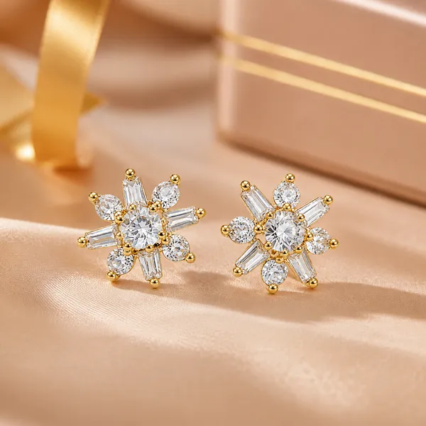 HolAura_22K_Gold_Plated_Stud_Earrings_For_Women