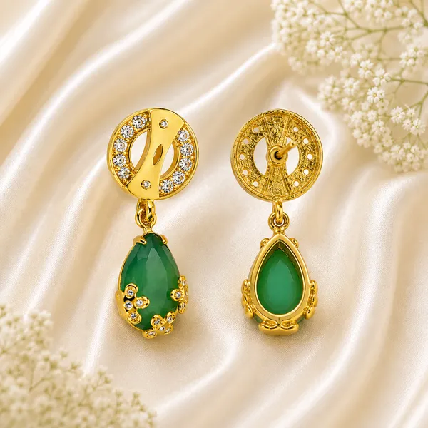 HolAura_22K_Gold_Plated_Drop_Earrings_For_Women